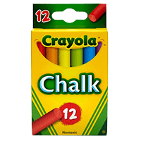Crayola colored Chalk 12ct