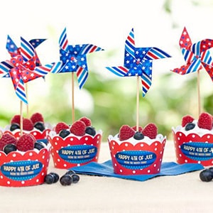 Printable Cupcake Wrappers at Evermine