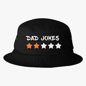 Dad`s Jokes Rating Bucket Hat
