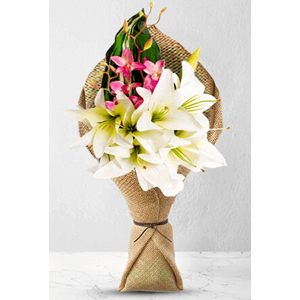 Lilies And Orchids Bouquet
