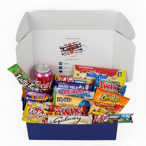 GB Gifts Mystery Snacks And Soda Hamper Box
