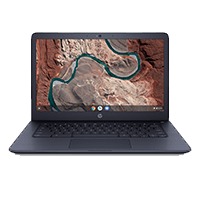 HP Chromebook 14, 4 GB SDRM, 32GB eMMC, Ink Blue