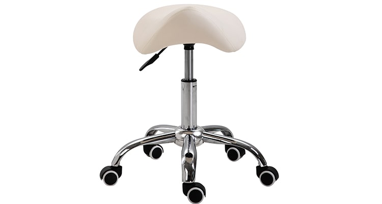 Hydraulic rolling salon stool