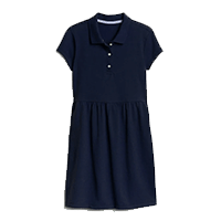 Kids Uniform Short Sleeve Polo Dress