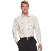 Men`s Haggar Regular-Fit Button-Down Shirt