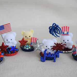 Mini Figurines for Fourth of July