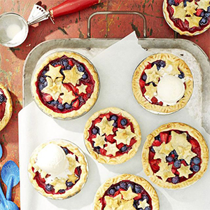 Mini Stars Berry Pie