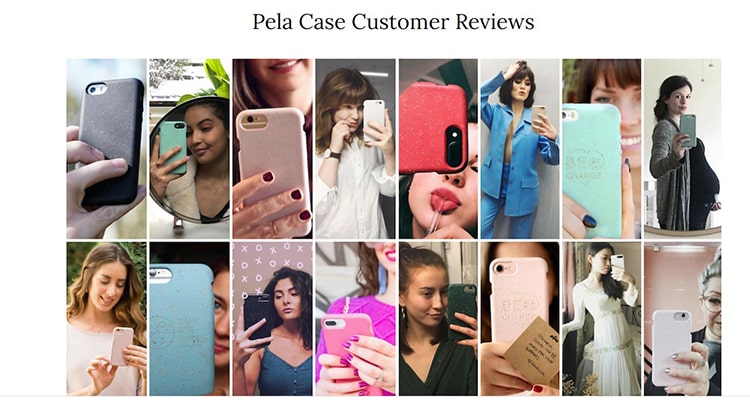 customers of pela case