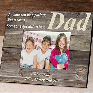 Personalized Rustic Father`s Day Frames