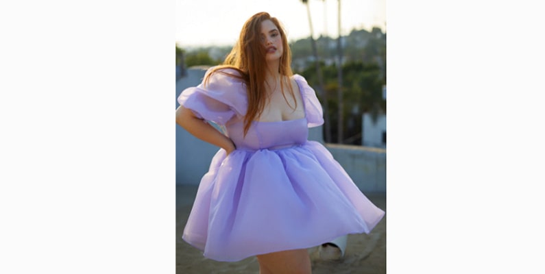 The Lilac Puff Dress