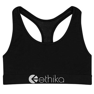 ethika womens the sports bra black